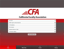 Tablet Screenshot of calfac.org